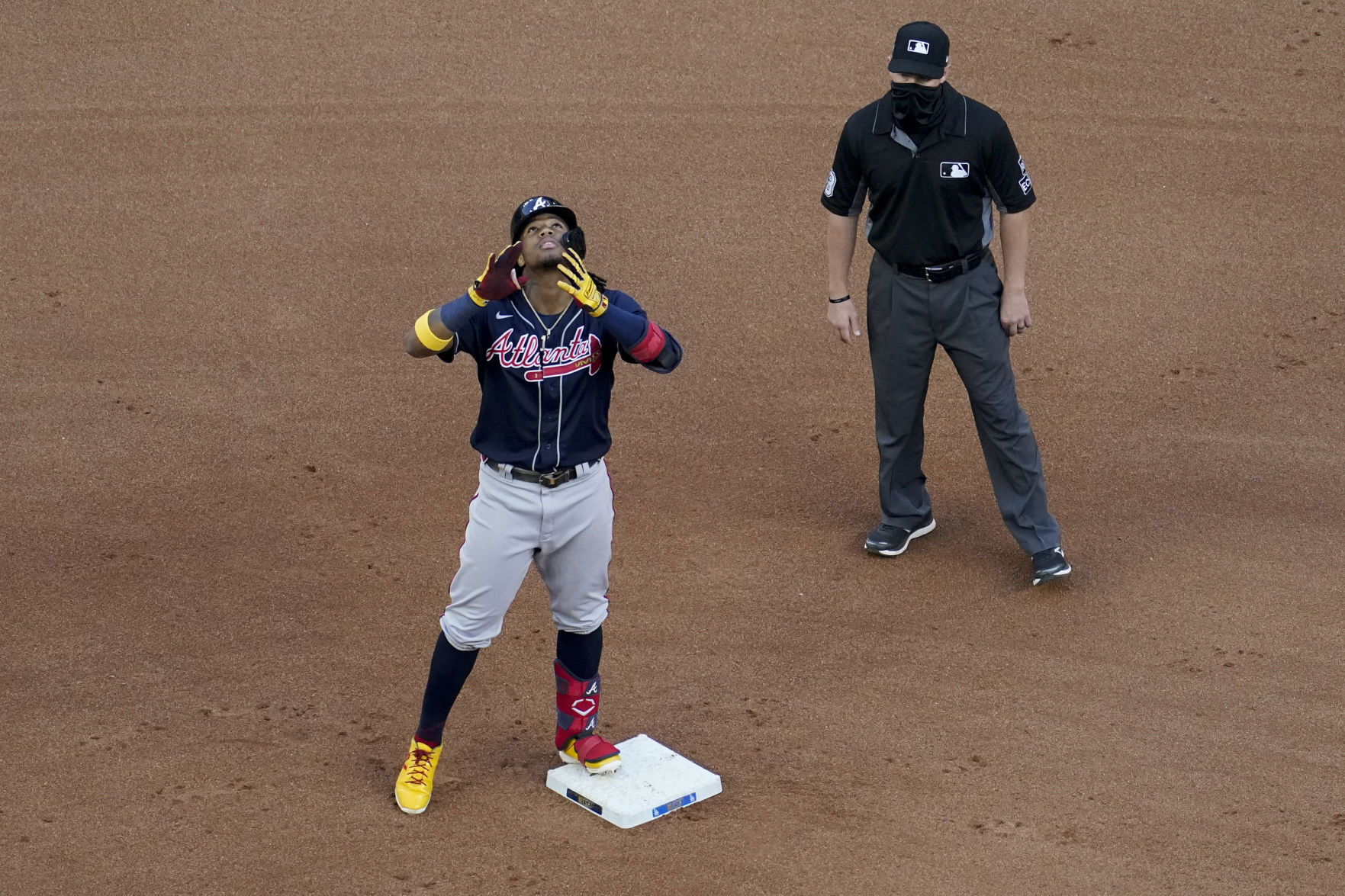 NLCS Braves Dodgers Baseball